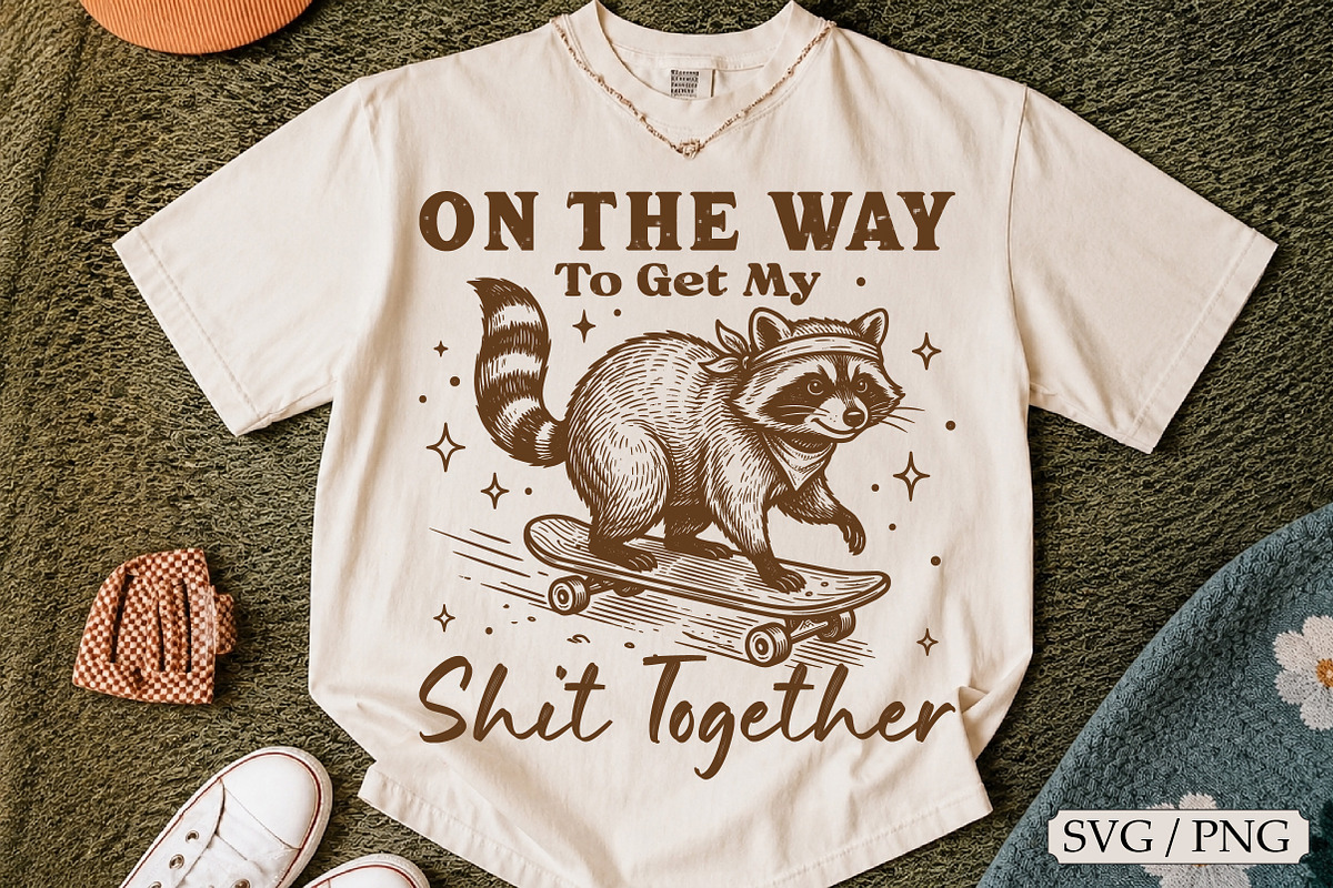 On the Way to Get My Shit Together, an Animal Illustration by Libby Wishes (Photo 1 of 3)