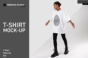 T-Shirt Mockup Bundle, a Shirt Mockup by Freeman Studio (Thumbnail 8 of 13)