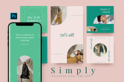 Simply - Instagram Stories and Post, a Social Media Template by MYDesign (Thumbnail 1 of 5)