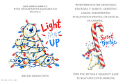 Quirky Christmas Polar Bear PNG, a Seasonal Illustration by Markicha Art (Thumbnail 2 of 5)