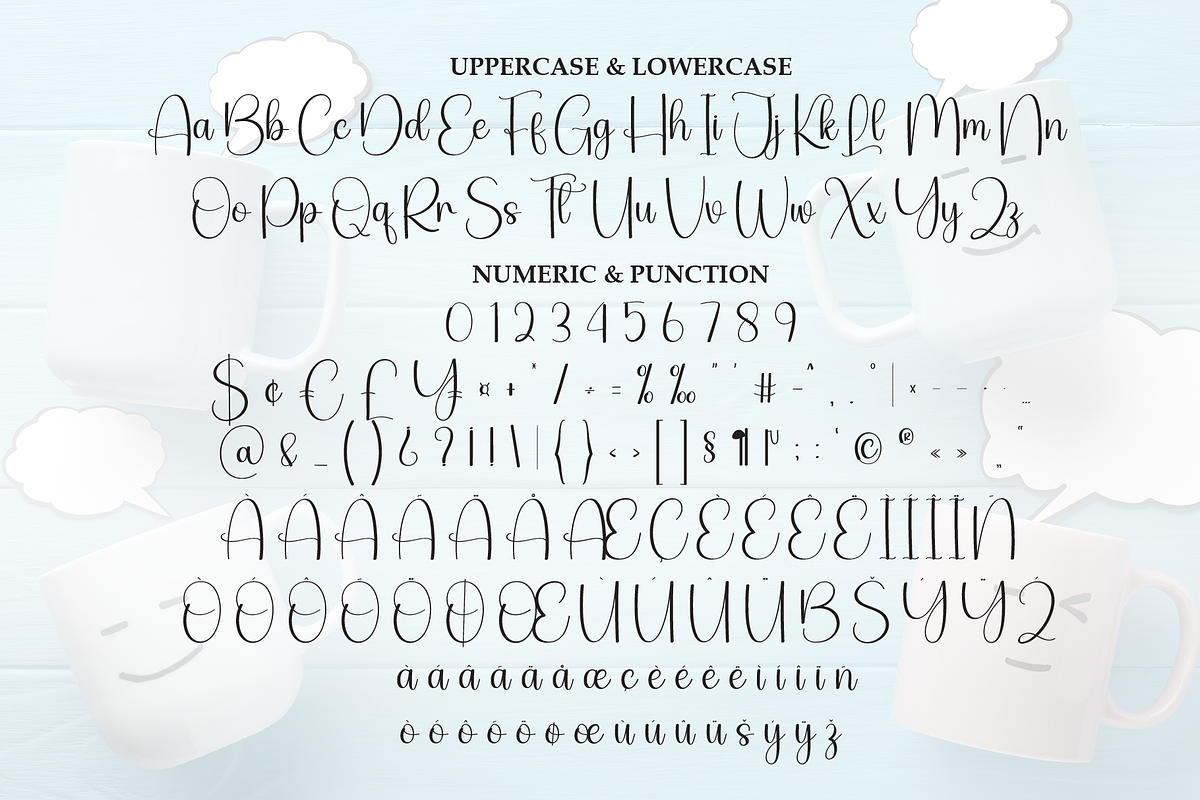 Babymug | Script Font, a Handwritten Font by Scratchones (Photo 7 of 9)