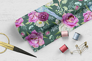 Peacocks Seamless patterns, a Pattern Graphic by NastiaDesignsPrints (Thumbnail 5 of 8)