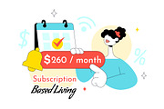 10 Subscription Based Living, a Technology Illustration by denayunebgt (Thumbnail 4 of 4)