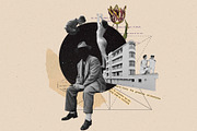 Vintage Collage Creator 1170+ Assets, an Object Graphic by Veris Studio (Thumbnail 34 of 56)