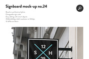 50 sign facade signboard logo mock, a Product Mockup by PrintPixel (Thumbnail 26 of 53)