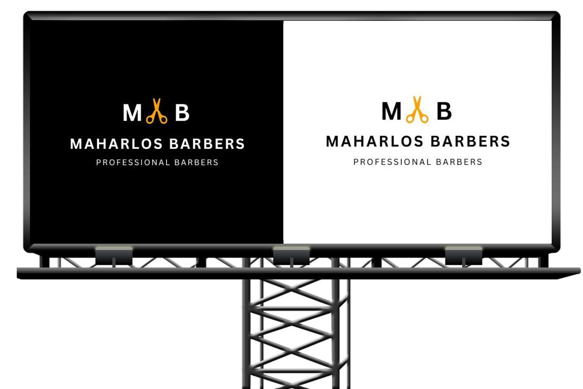 Barber Shop Brand Logo Template, a Branding & Logo Template by Mishek Munene (Photo 8 of 9)