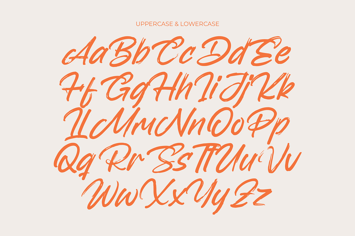 Backline Marker Texture Brush Font, a Script Font by Letterena Studios Script (Photo 7 of 20)
