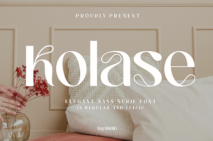 Kolase - Elegant Sans Font, a Sans Serif Font by Say Studio