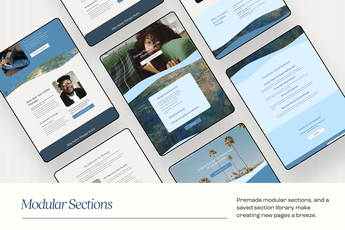 Website Template for Therapists preview 6