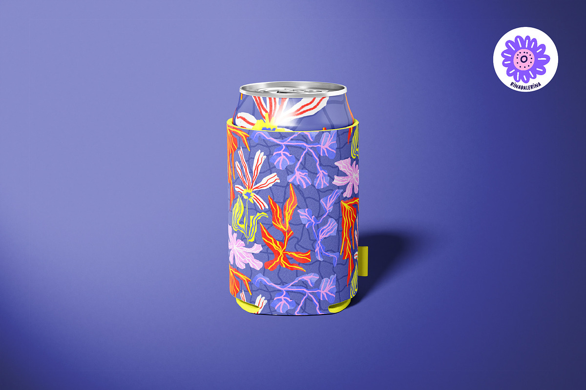 Abstract Floral Seamless Pattern, a Pattern Graphic by BAGIRA | Studio (Photo 4 of 6)