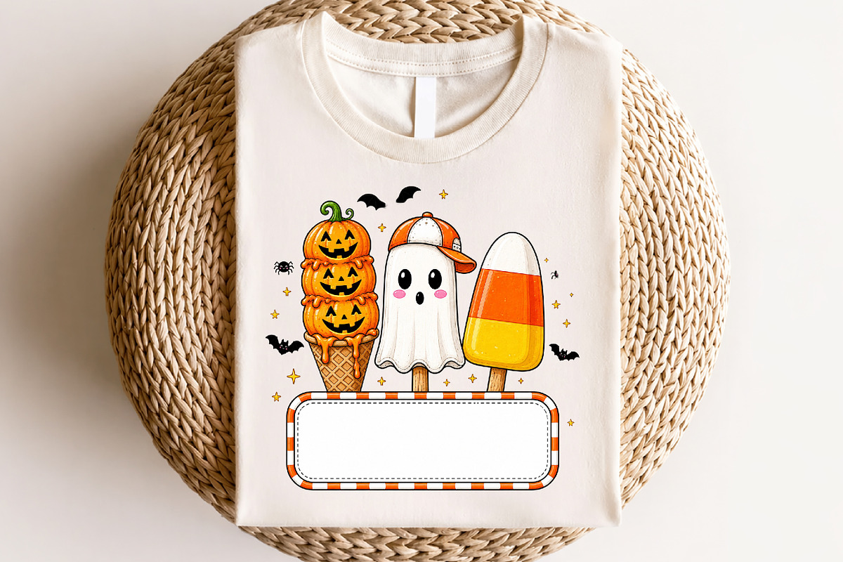 Personalized Kids Halloween Name PNG, a Seasonal Illustration by CraftArtStudio (Photo 4 of 4)