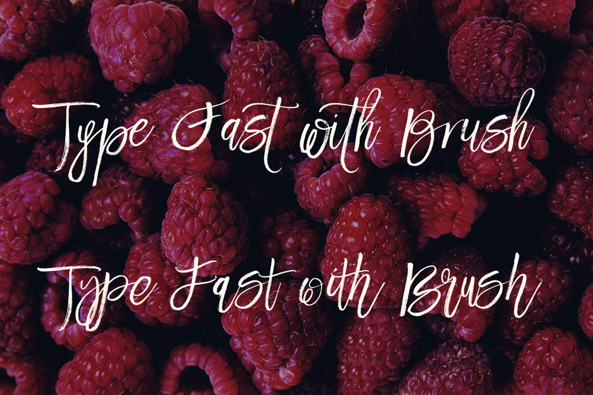 Fresh Brush & SVG Font preview 4