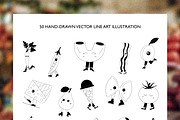 Walking Groceries: Vector Art, a Food Illustration by natahamilton (Thumbnail 2 of 15)