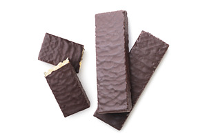 Chocolate wafers and a broken on a, a Food & Drink Photo by innakreativ