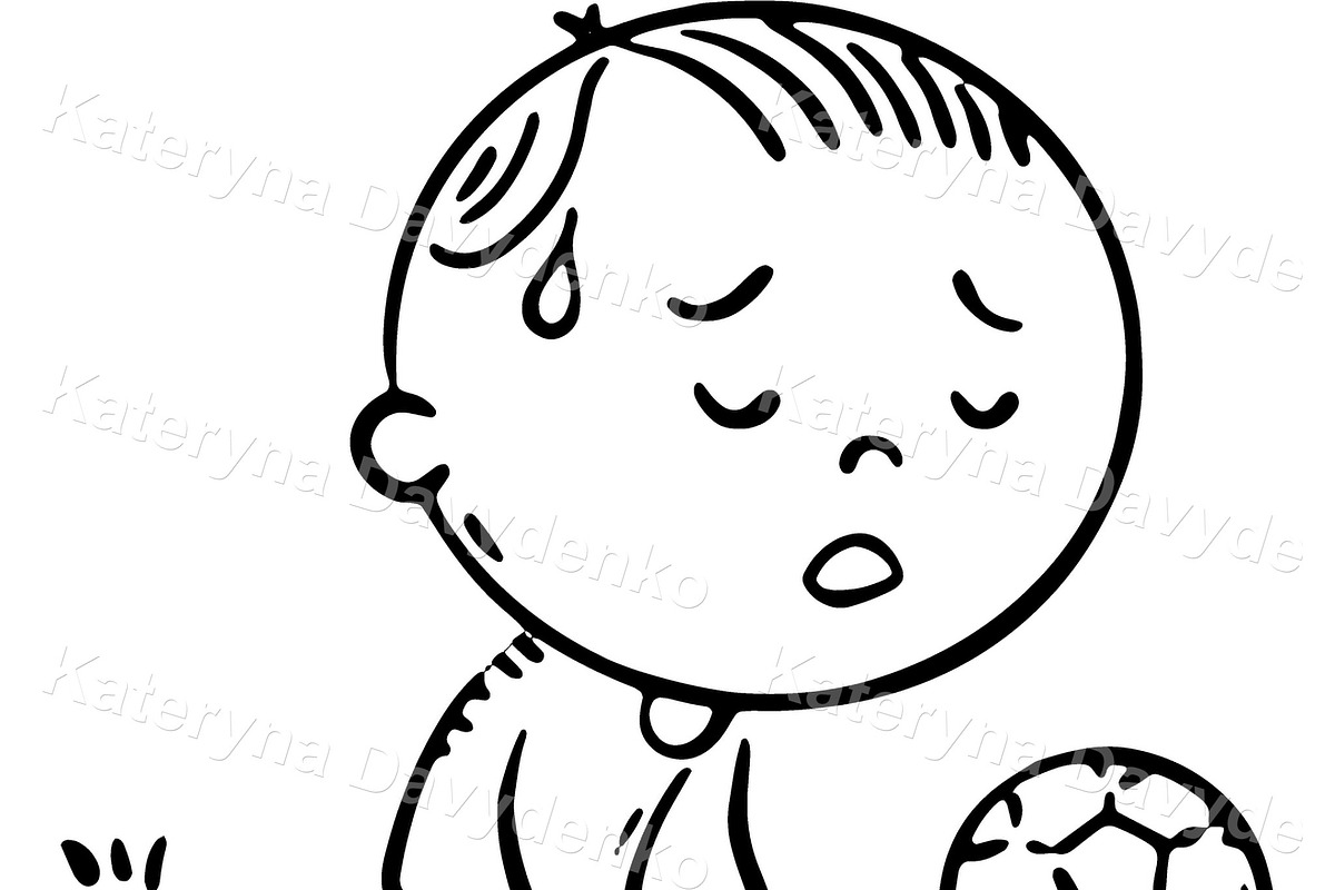 Kids emotions clipart feeling poster, an Education Illustration by Bubert Art (Photo 8 of 8)