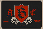 GRIMOIRE BLACKLETTER TYPEFACE, a Blackletter Font by CONTRIVEDAZE (Thumbnail 5 of 6)