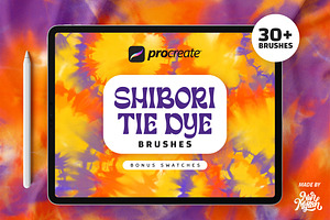 Procreate Shibori Tie Dye Brushes
