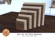Set Of 30 Peg Boards, a Templates & Theme by StanleyTirtoutomo (Thumbnail 10 of 12)