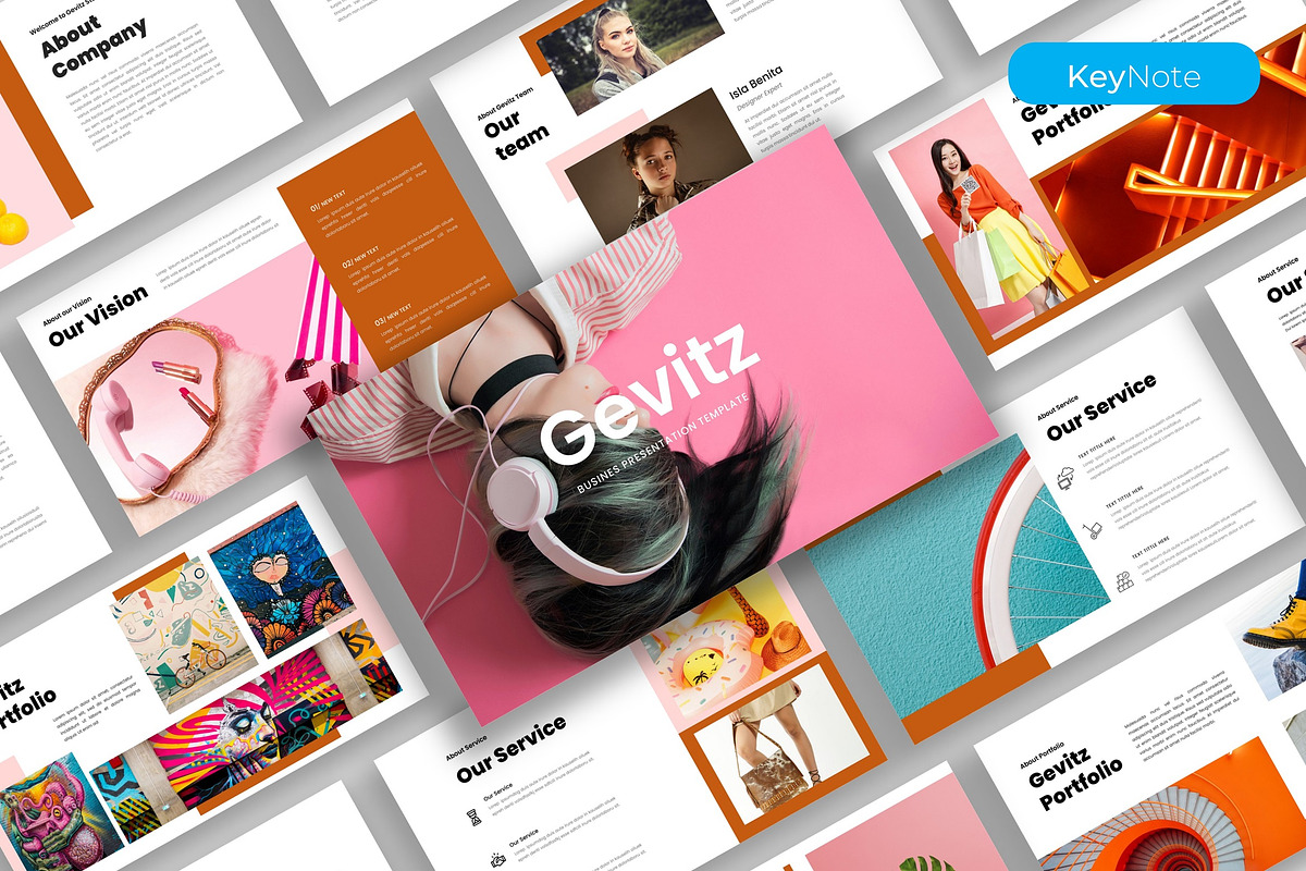 Gevitz– Business Keynote Template, a Presentation Template by kreatifreya (Photo 1 of 10)