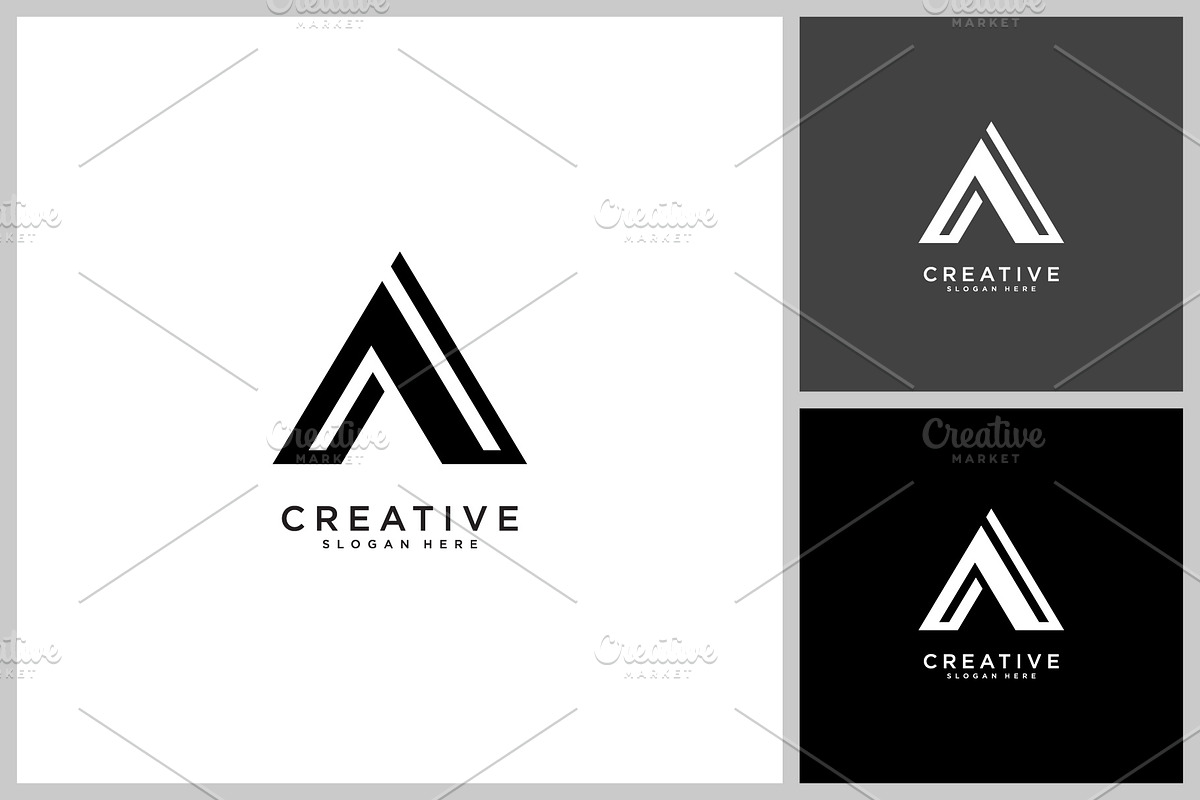 A letter vector design template, a Branding & Logo Template by quadrazo