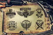 Car service logos & elements, a Branding & Logo Template by DGIM studio (Thumbnail 3 of 8)