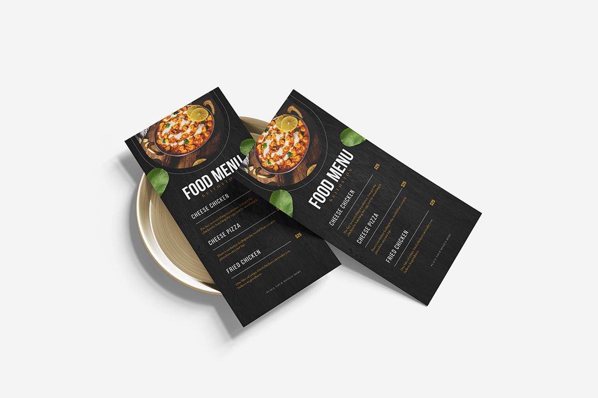 Menu Mockup, a Product Mockup by MrLetters (Photo 3 of 5)