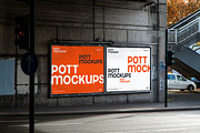 german 18/1 billboard mockup urban, an Advertising Mockup by pott.mockups (Thumbnail 1 of 2)