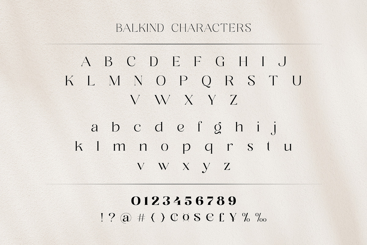Balkind - Modern Beauty Serif Font, a Serif Font by Ekahermawan (Photo 18 of 25)
