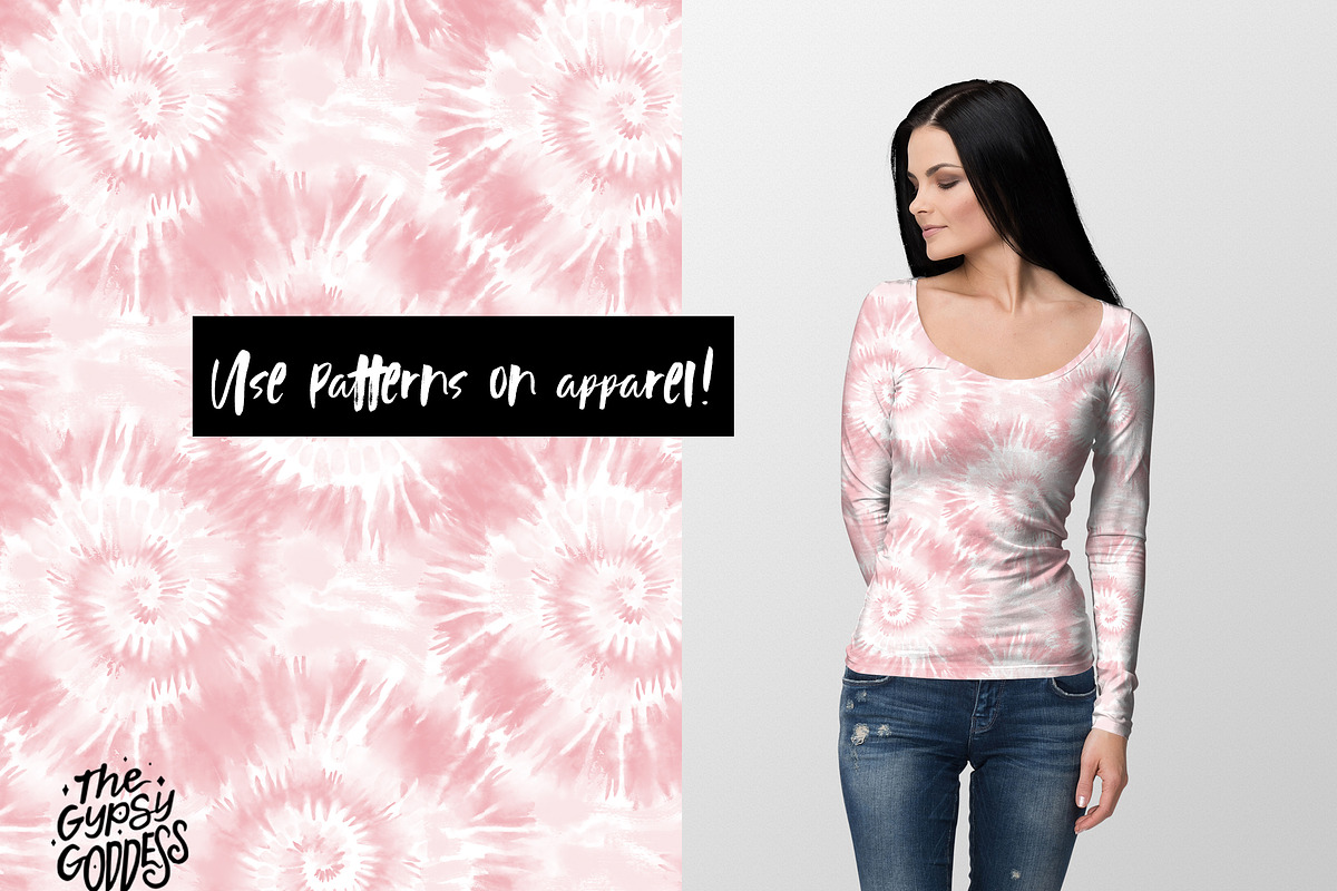 Sale: Pastel Tie-Dye Seamless Bundle, a Pattern Graphic by The Gypsy Goddess (Photo 36 of 48)