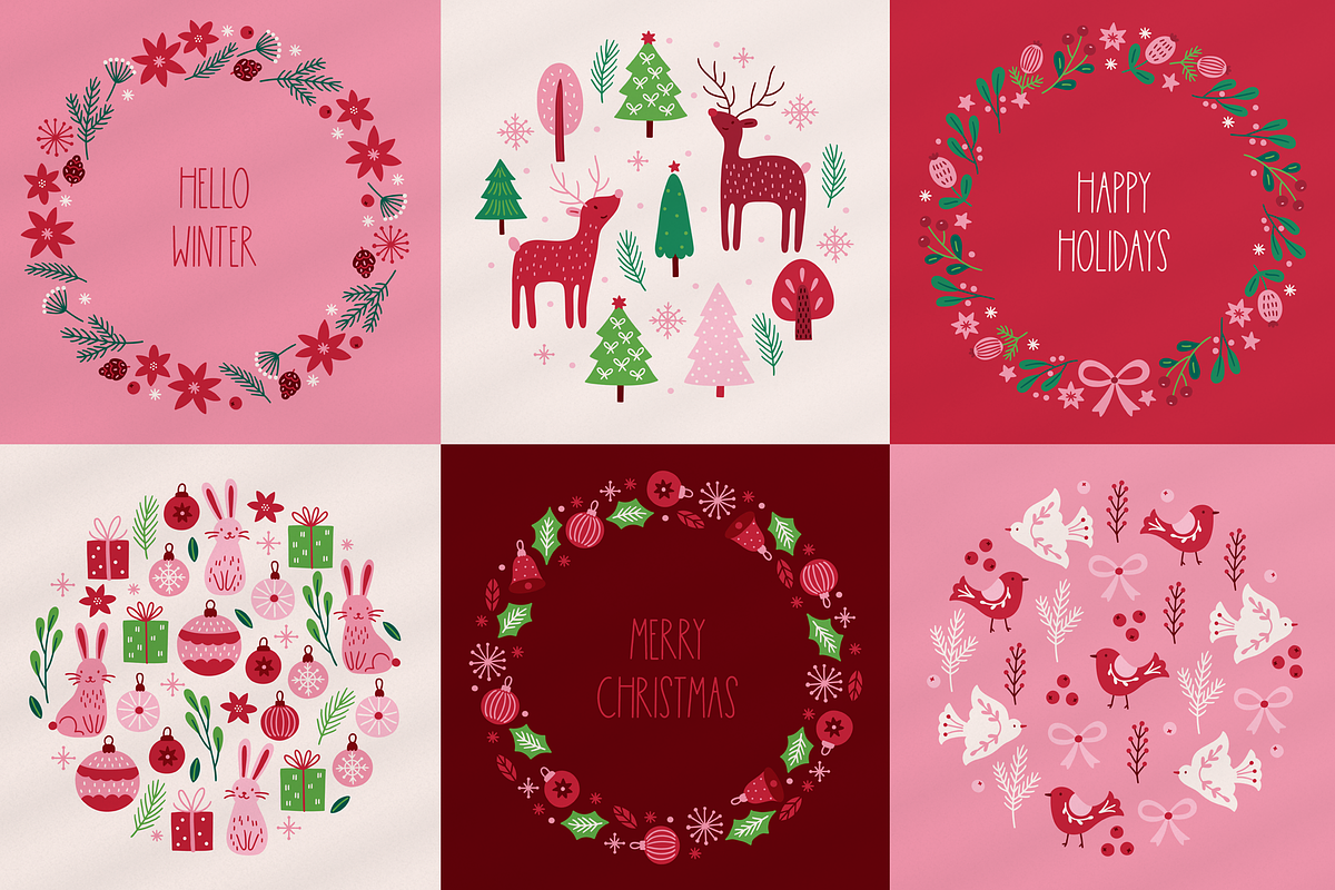 Holiday Forest Kit, a Seasonal Illustration by miumiu (Photo 11 of 15)