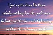 Ballerina | Script Font, a Script Font by Scratchones (Thumbnail 6 of 8)