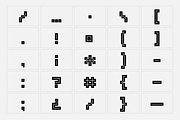 Raster - Block Font, a Font by SelfBuild Type (Thumbnail 11 of 12)