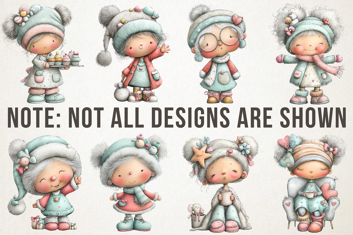 Cute Mrs Claus Clipart, an Illustration by RobertsArt (Photo 6 of 7)