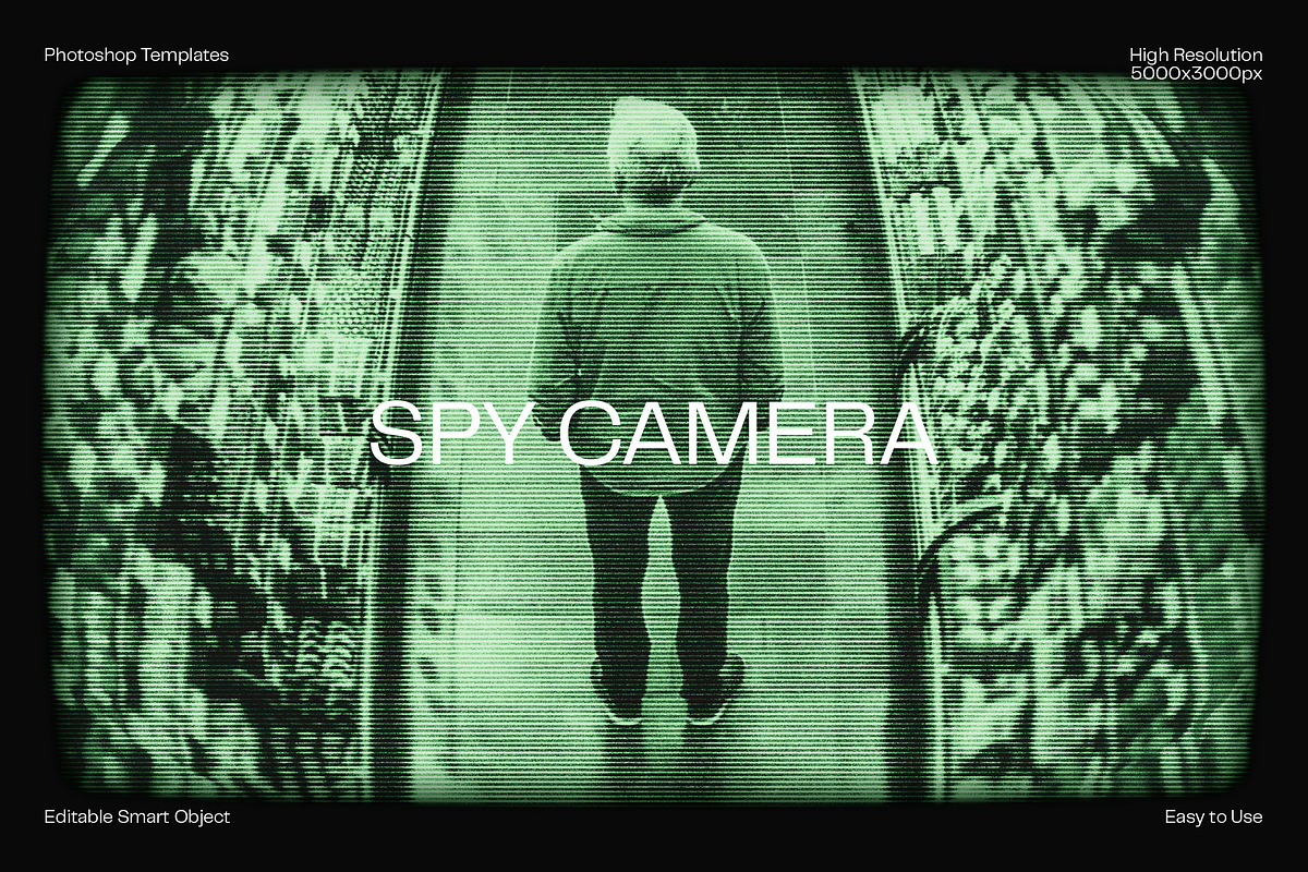 Spy Camera Photo Effect, a Layer Style Add-On by dokudokunomi (Photo 1 of 5)