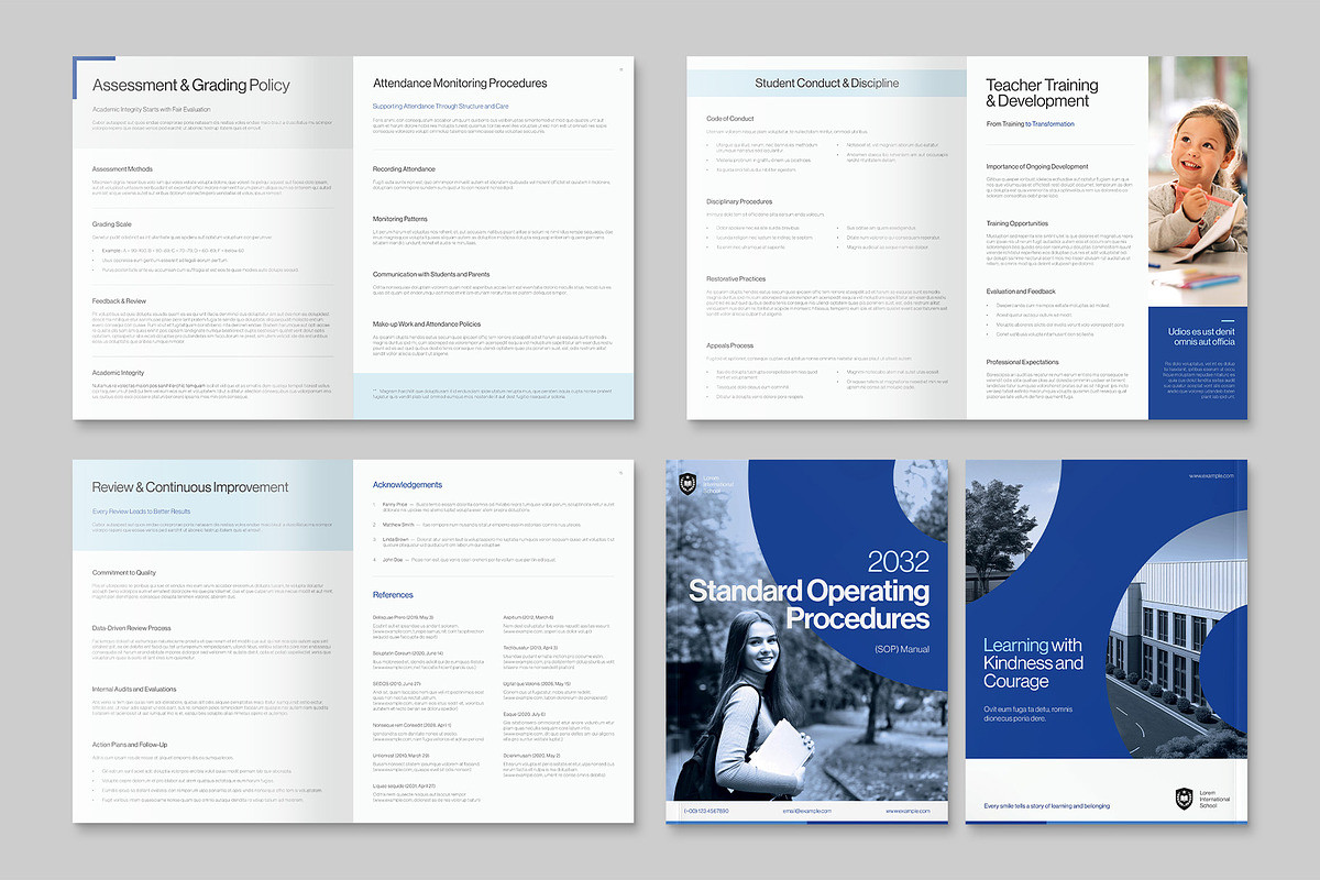 Standard Operating Procedure Brochur, a Brochure Template by BrandPacks