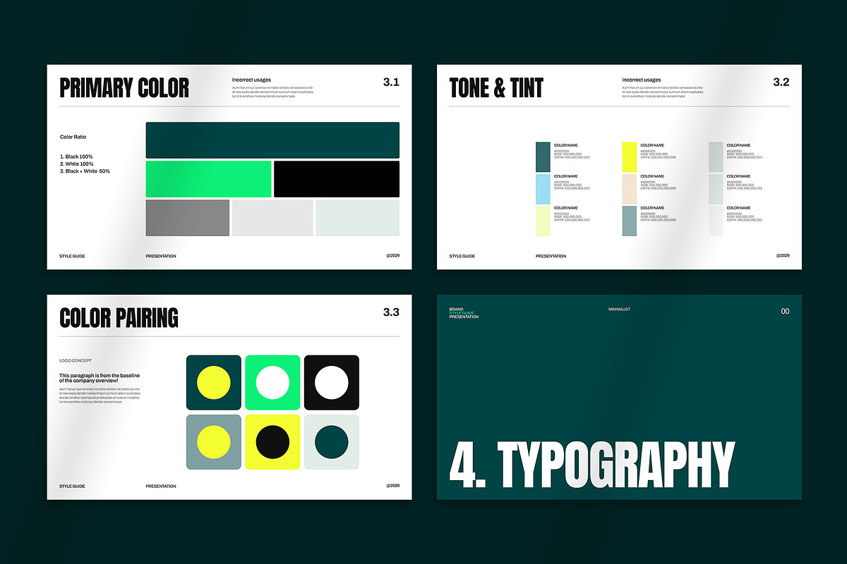 The Brand Style Guideline Template, a Branding & Logo Template by Oriofix (Photo 9 of 11)