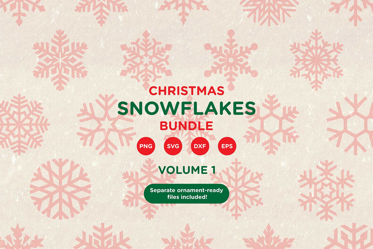 Snowflake SVG Bundle Ornaments Vol 1, an Object Graphic by Seaquint (Photo 1 of 8)