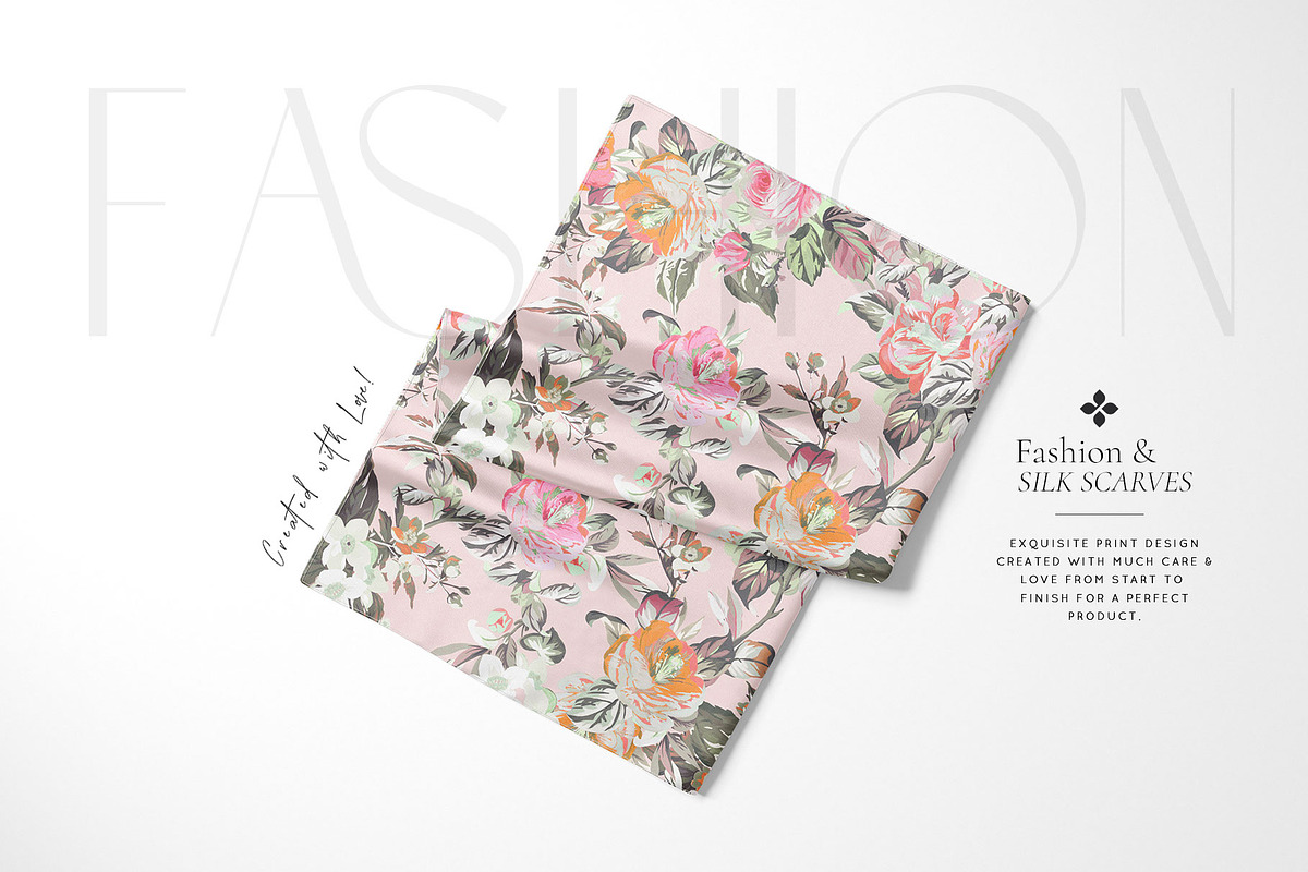Autumn Rose Prints & Motifs, a Pattern Graphic by TSTUDIO (Photo 13 of 13)
