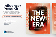 Influencer Press Kit Template, a Resume Template by vinyljunkie (Thumbnail 1 of 8)