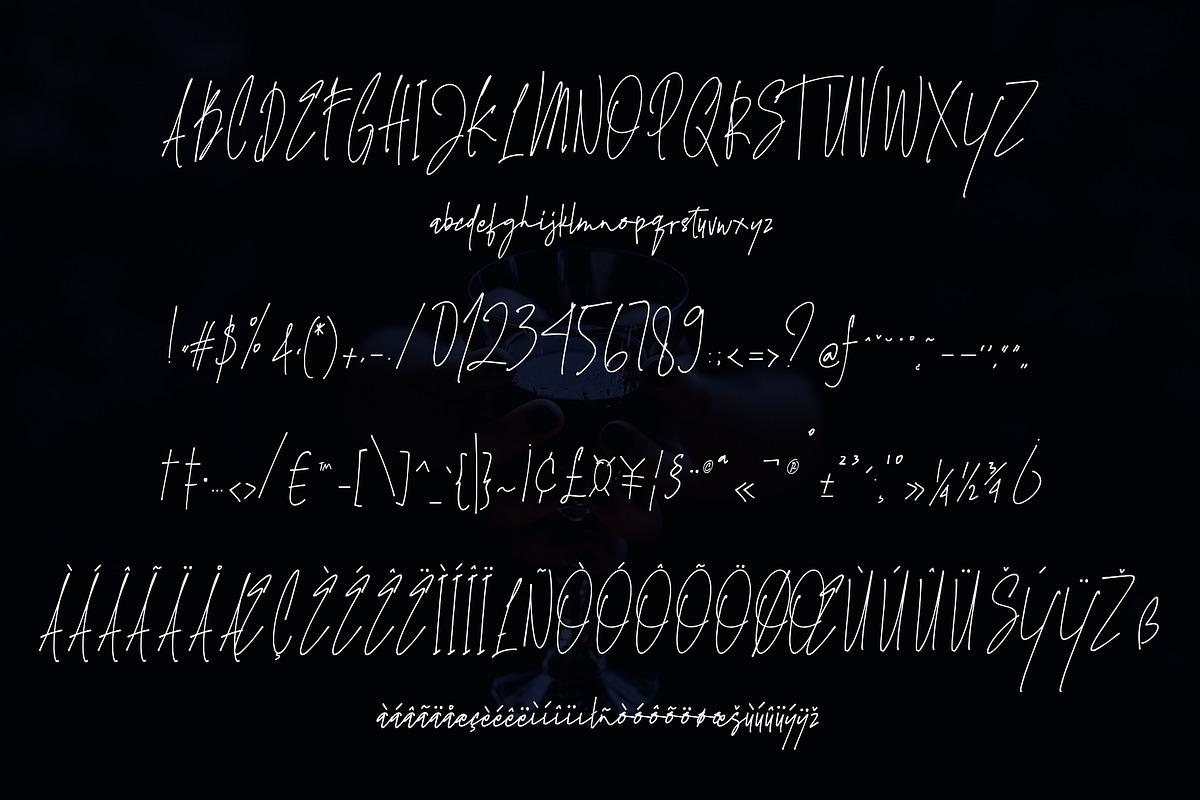 James Black Elegant Signature Font preview 4