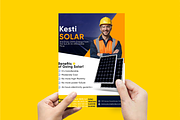 Solar Electrician Flyer Template, a Flyer Template by Soulfuldesignstudio (Thumbnail 4 of 4)