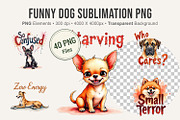 Funny Dog Sublimation PNG, an Illustration by Artnoy (Thumbnail 1 of 8)