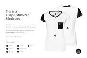 6x Women T-shirt Ghost Mock-ups Set, a Books & Magazine Mockup by Apparel_Mockups (Thumbnail 6 of 23)