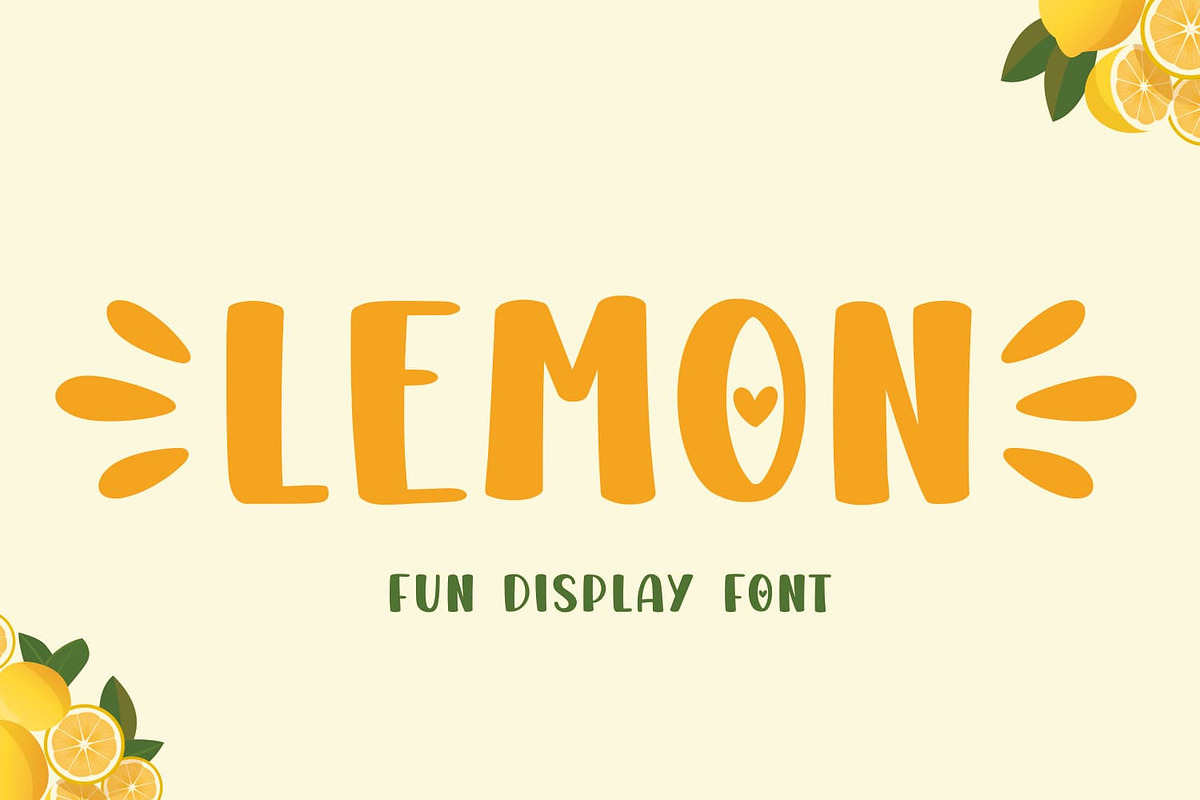 Lemon - Kids Font, a Handwritten Font by Mozatype (Photo 1 of 7)