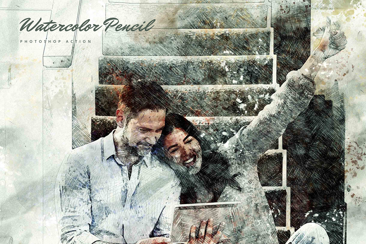 Watercolor Pencil Effect, an Action Add-On by AndriyFM (Photo 9 of 14)