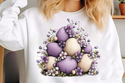Watercolor Purple Easter Clipart Bun, an Illustration by GatewayDesign (Thumbnail 2 of 5)