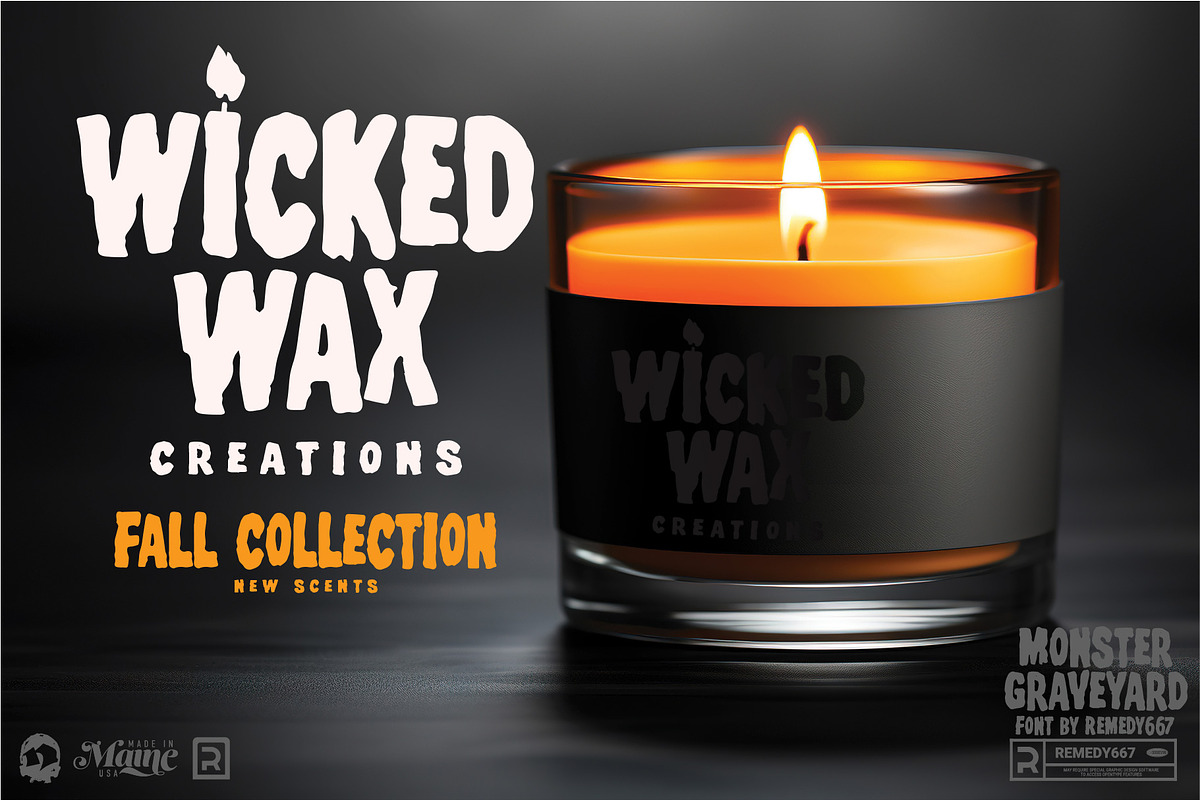 Monster Graveyard - Horror Font, a Font by Remedy667 (Photo 3 of 9)