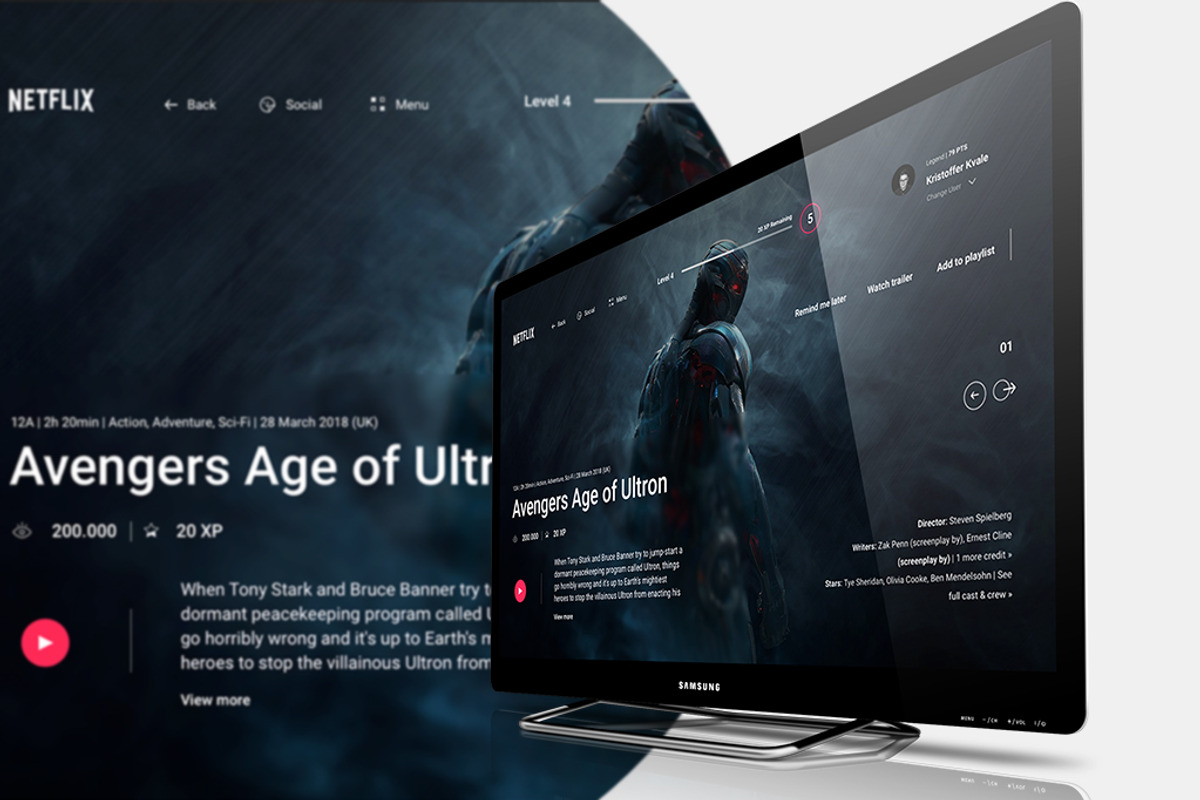 Smart TV Mockup, a Product Mockup by Design by Mirko (Photo 3 of 4)