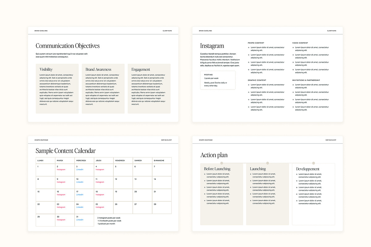 Brand Strategy Template, a Branding & Logo Template by MargauxQuercy (Photo 6 of 9)