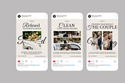 White Minimal Wedding Instagram Post, a Social Media Template by Neermana (Thumbnail 4 of 4)